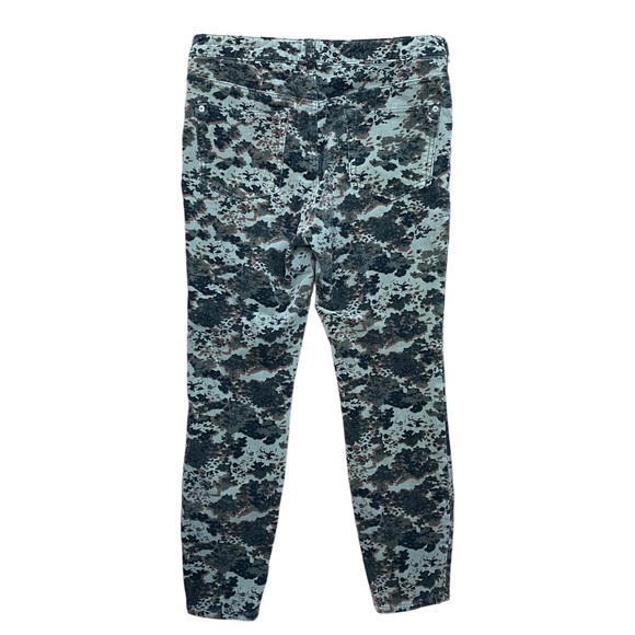 Anthropologie Pilcro Women’s High Rise Button Fly Printed Corduroy Skinny Pants - Picture 9 of 9